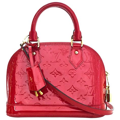 red patent leather louis vuitton purse|louis vuitton monogram leather handbags.